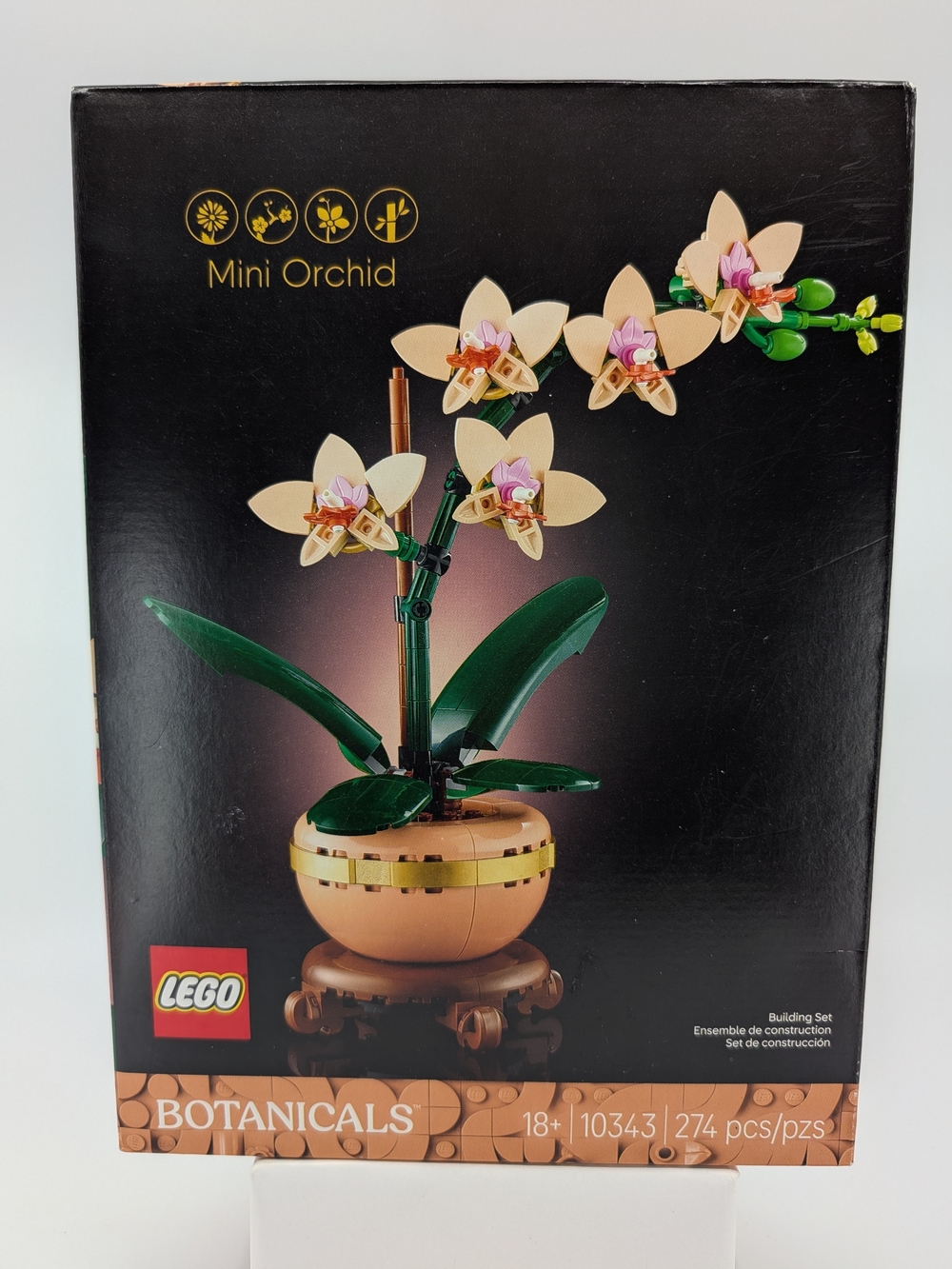 LEGO 10343 Mini Orchid Botanicals Building Set, Sealed